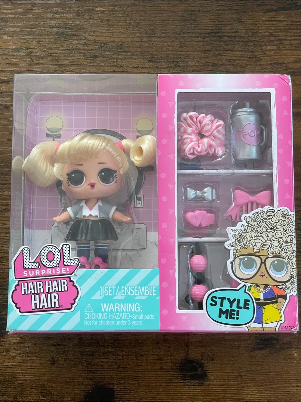 L.O.L. Surprise! Oops Baby Hair, Hair, Hair Fashion Doll NWT